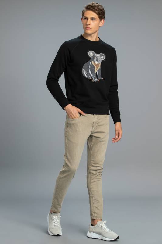 Akris Male Sweatshirt Black - 2