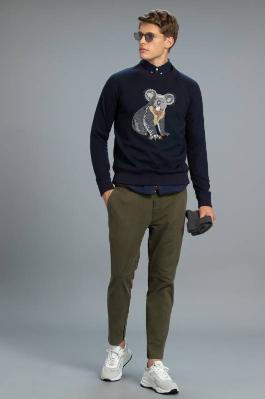 Akris Male Sweatshirt Navy - 3