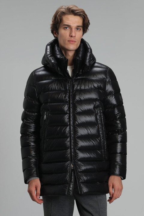 Albert Goose Feather Male Coat Black - Lufian