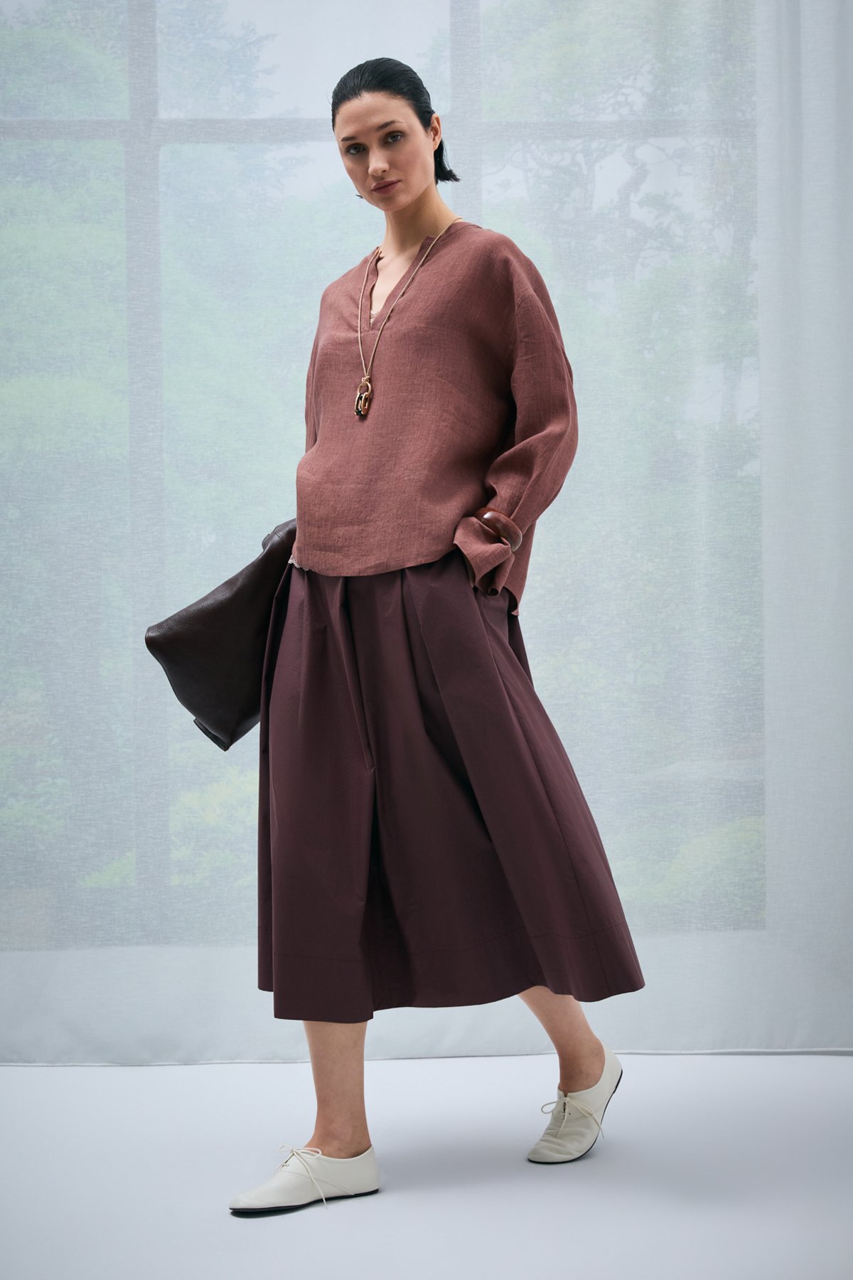 Alessı Women's Blouse Tile - LUFIAN