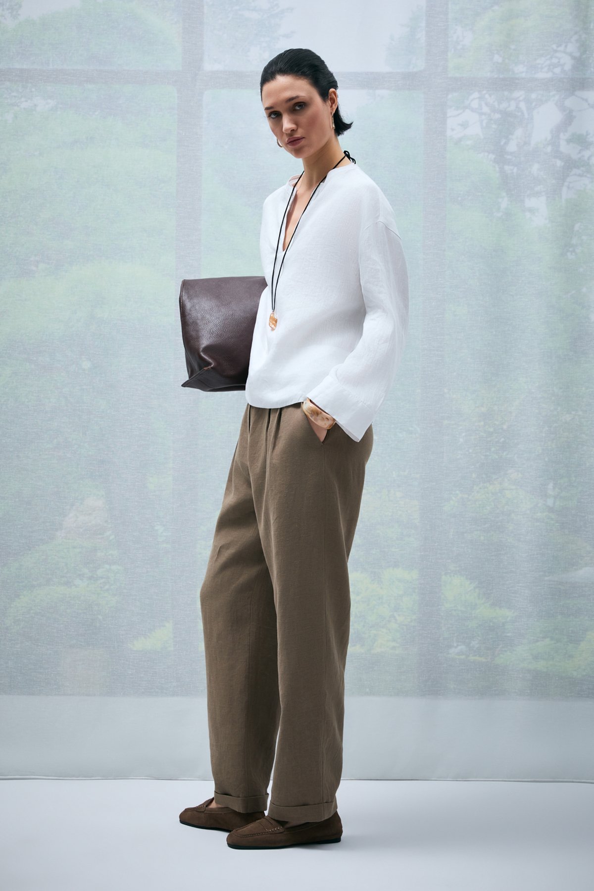 Alessı Women's Blouse White - LUFIAN