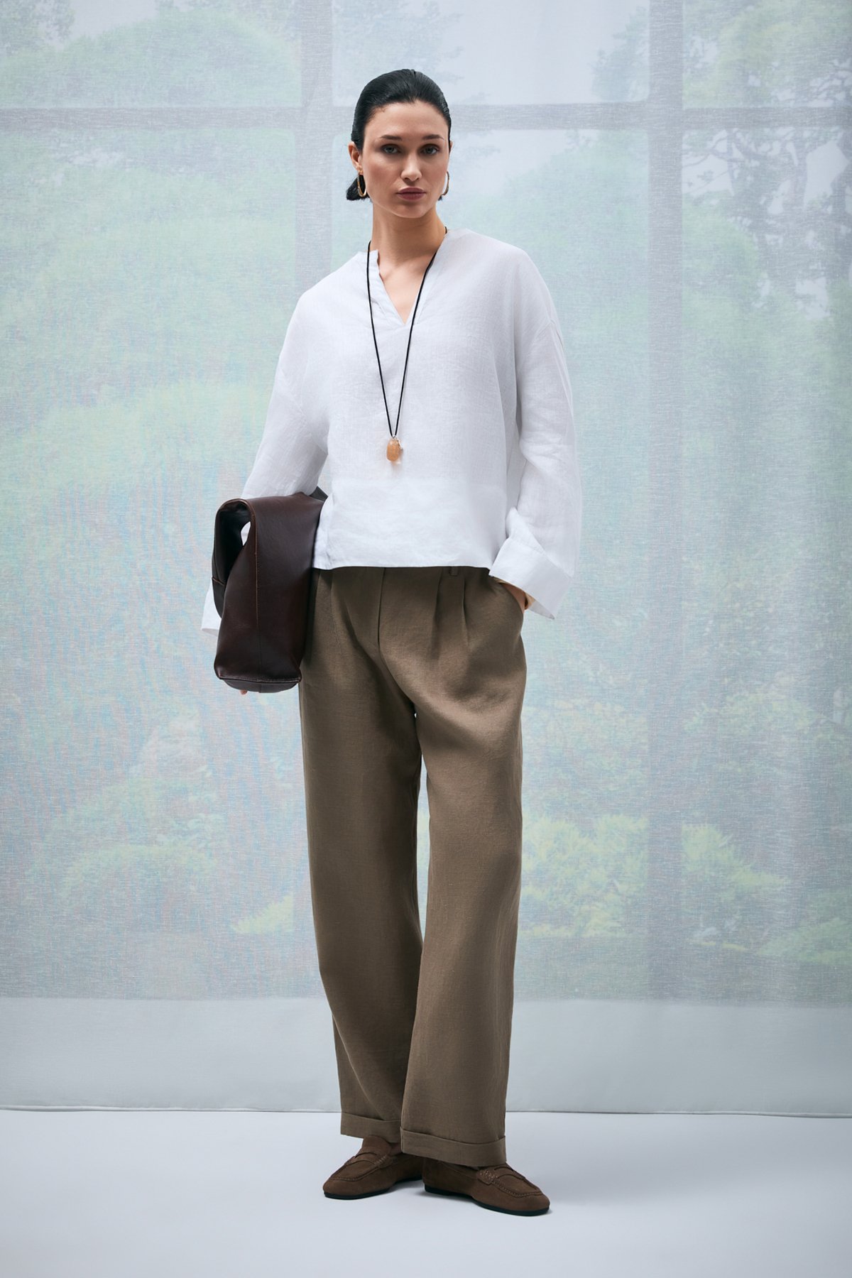 Alessı Women's Blouse White - LUFIAN