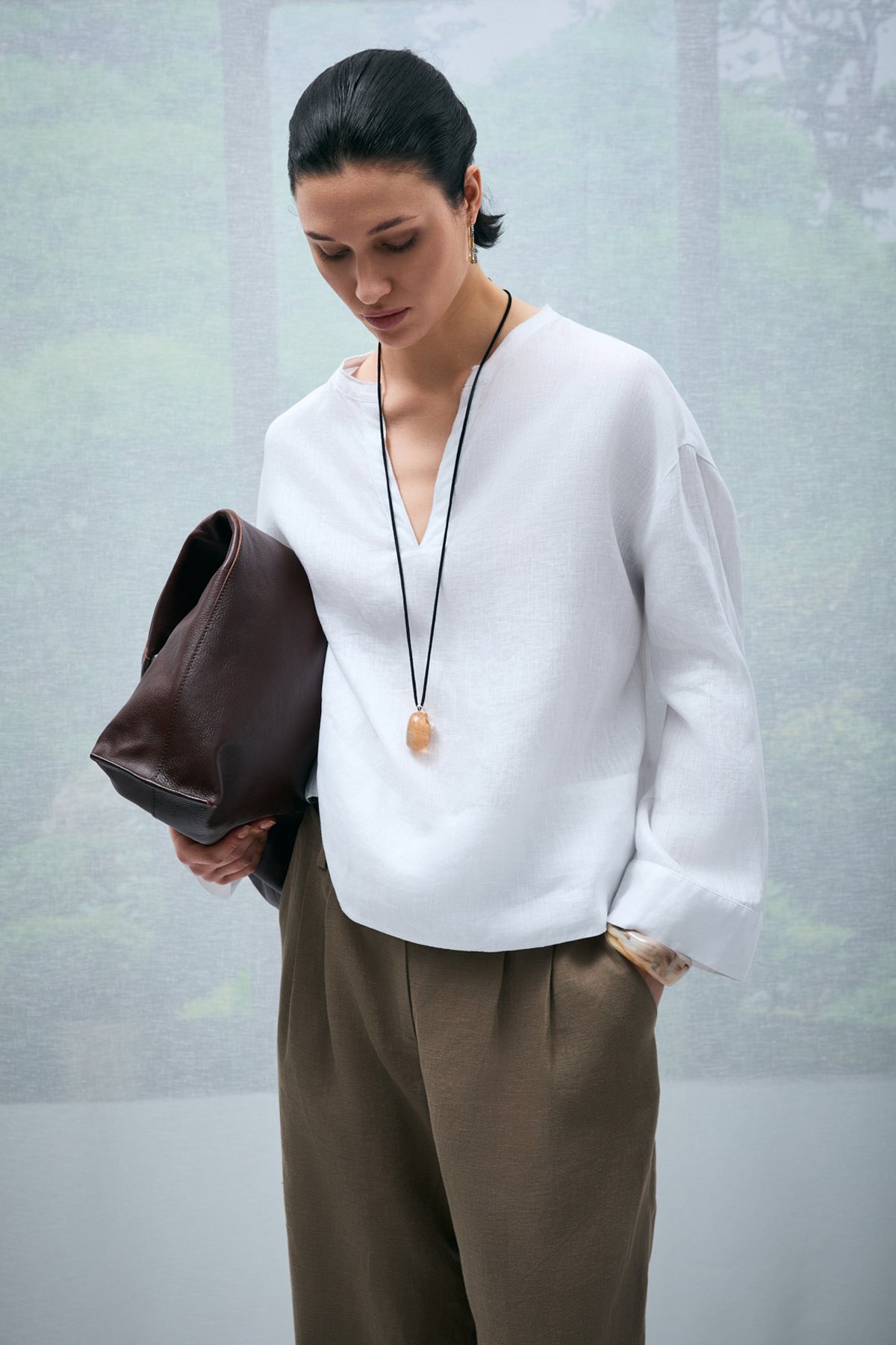 Alessı Women's Blouse White - LUFIAN