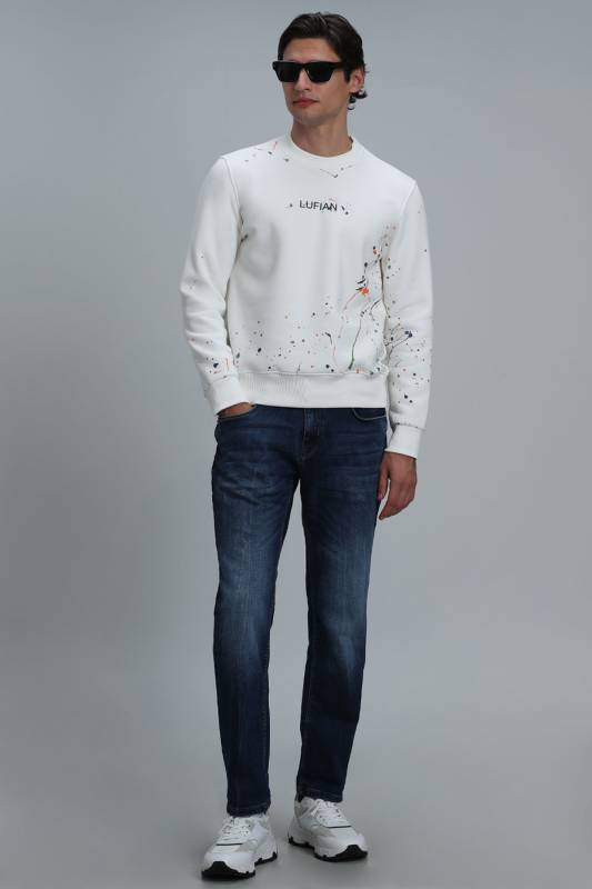 Alexander Male Sweatshirt Off Whıte - 2