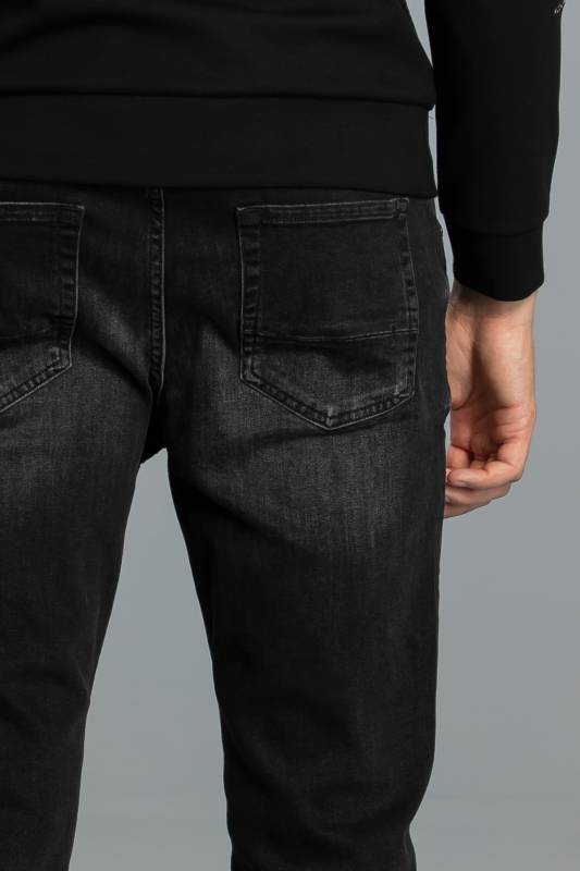 Alf Smart Jean Mens Pants Regular Fıt Anthracıte - 4