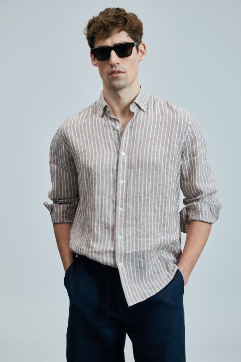 Alfred Regular Fıt Beıge - Lufian