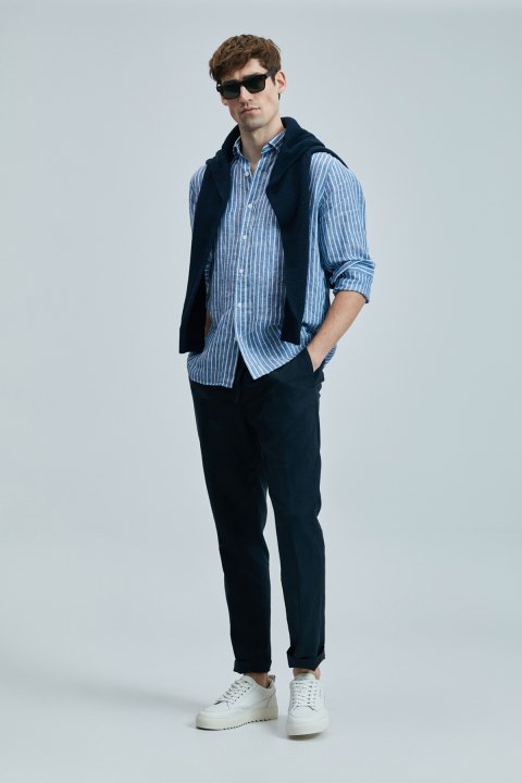 Alfred Regular Fıt Blue - Lufian