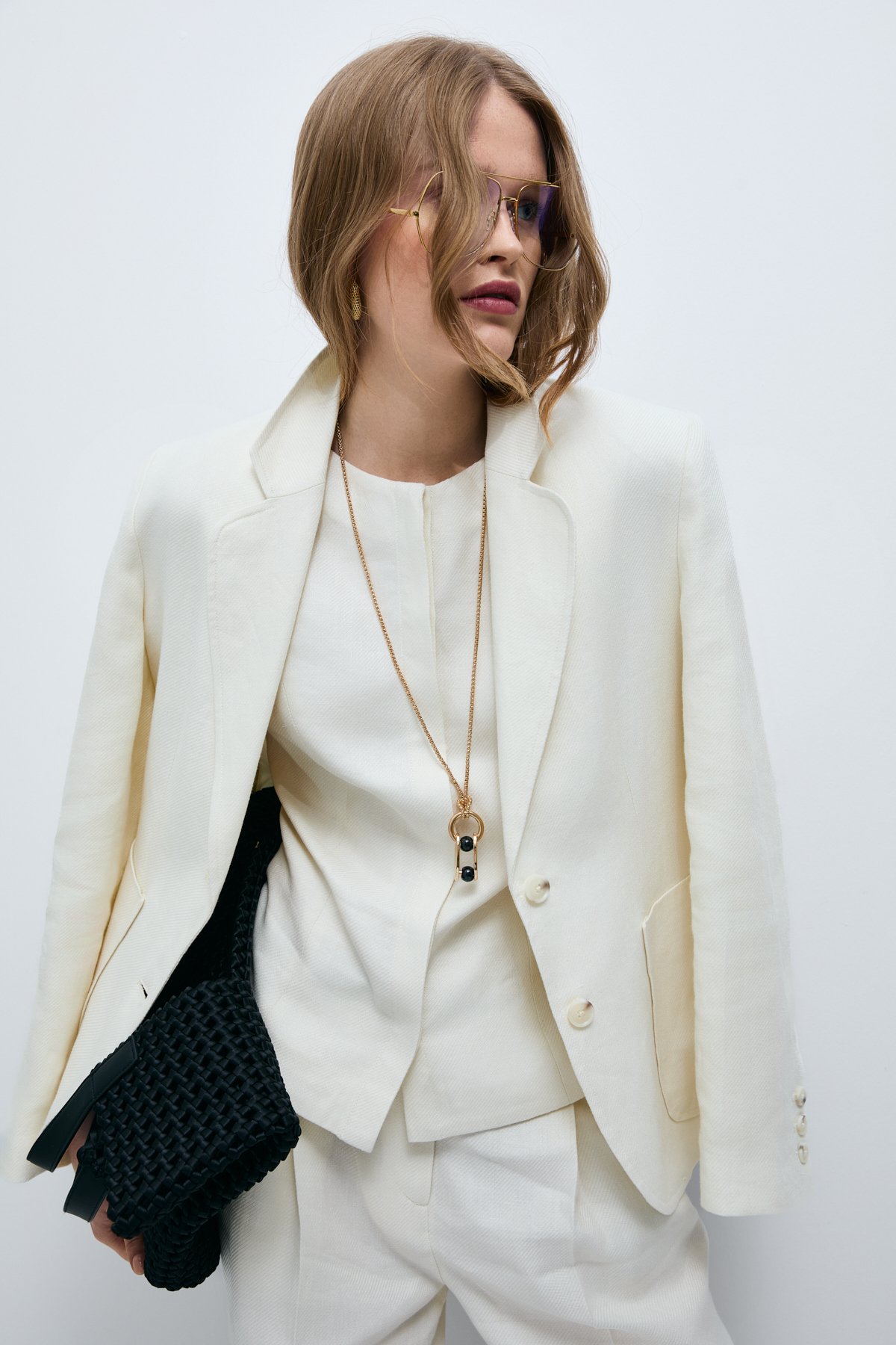 Alıce Women's Jacket Ecru - LUFIAN
