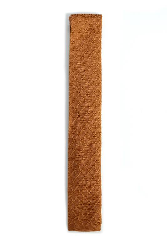 Allen Mens Tie Mustard - 1