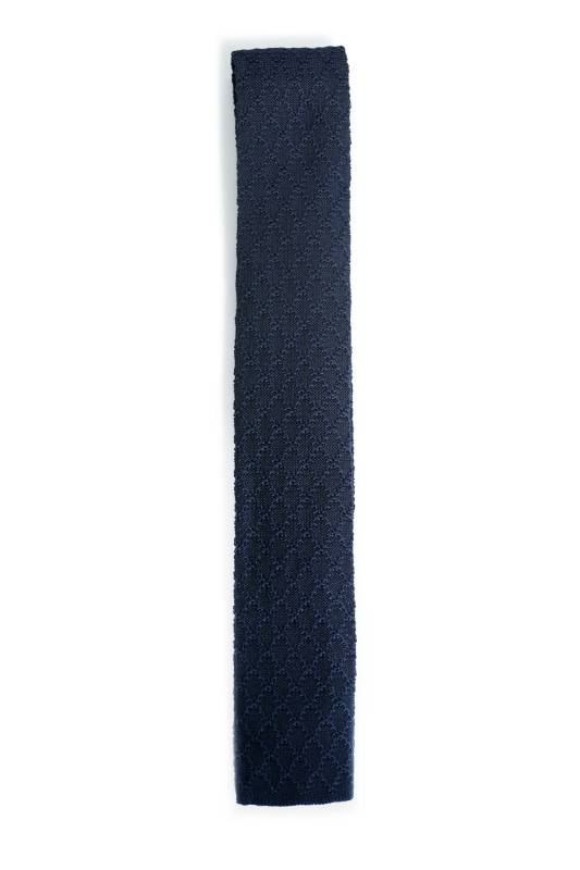 Allen Mens Tie Navy - 1