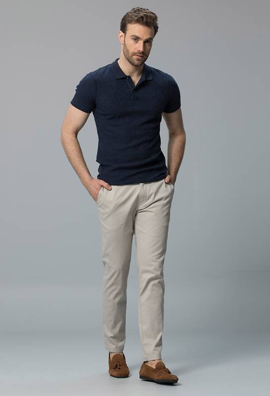 Allvis Sports Mens Chino Pants Slım Fıt Beıge - 1