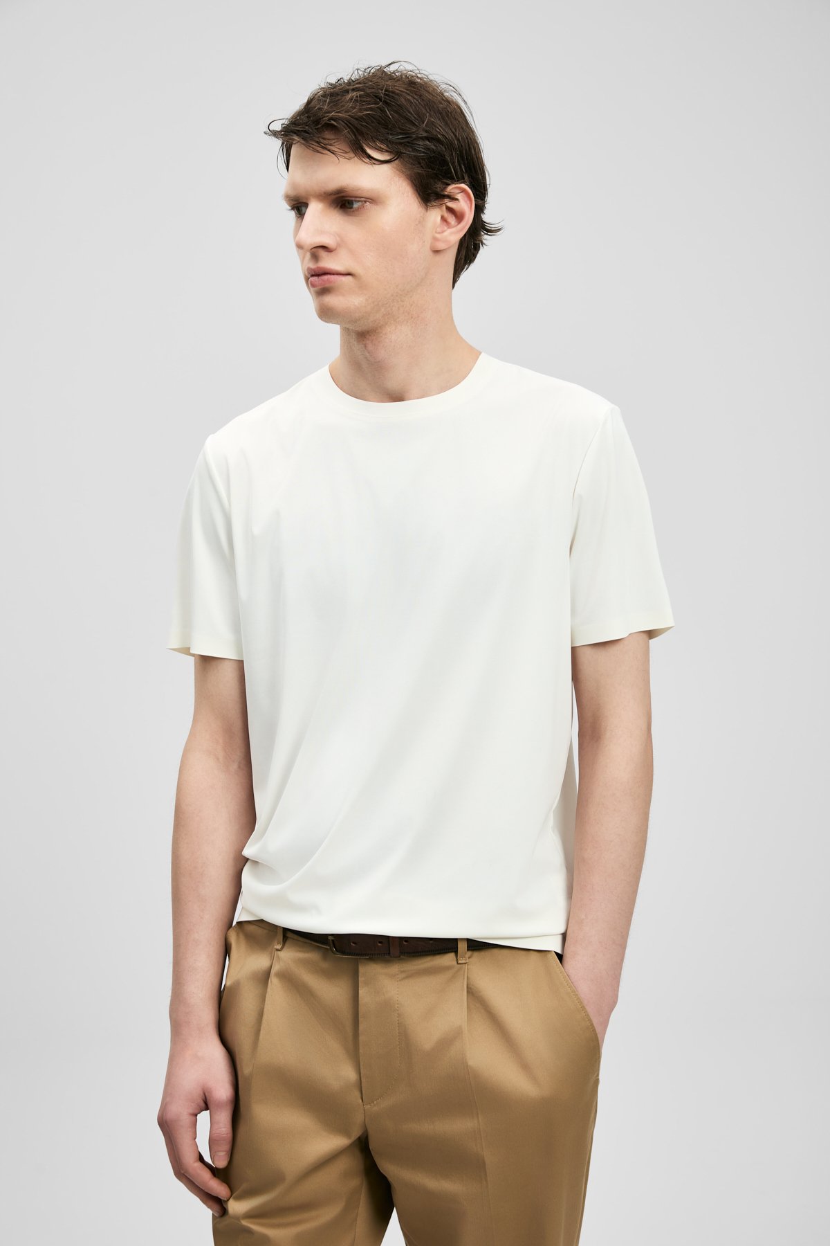 Altero Hi-Tech Performance Seamless T-Shirt White - LUFIAN