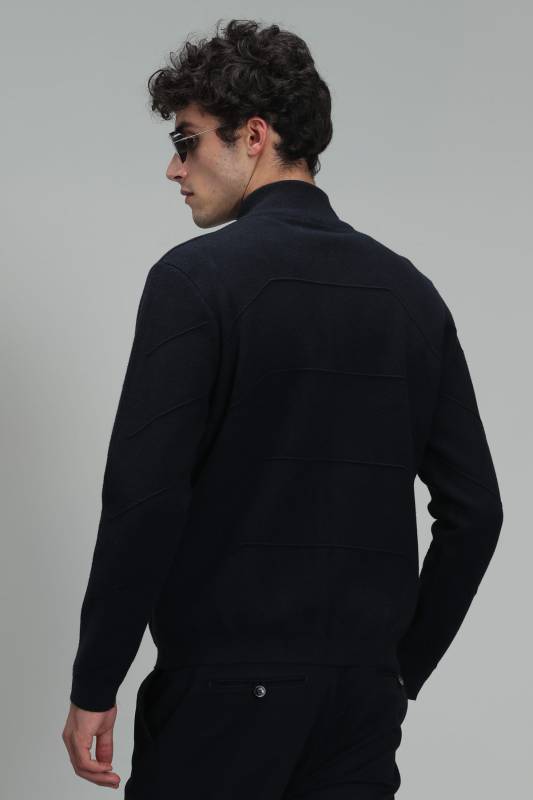 Amır Male Cardigan Navy - 5