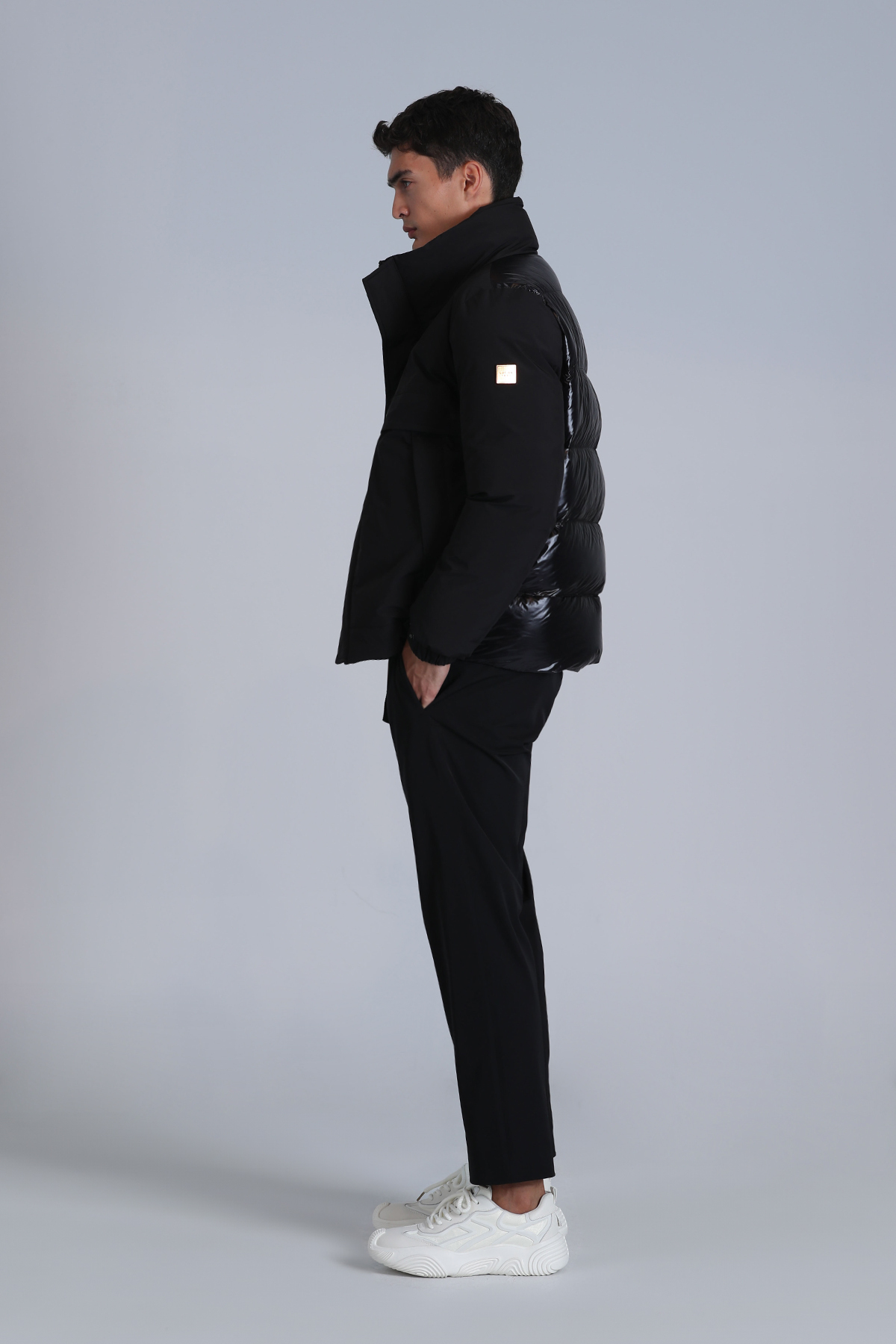 Andor Goose Feather Male Coat Black - Lufian (1)