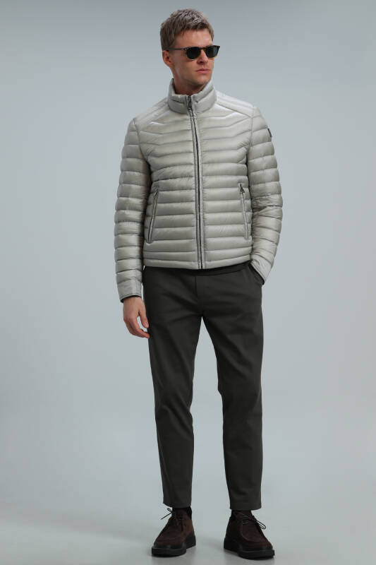 Andy Goose Feather Male Coat Beıge - 4