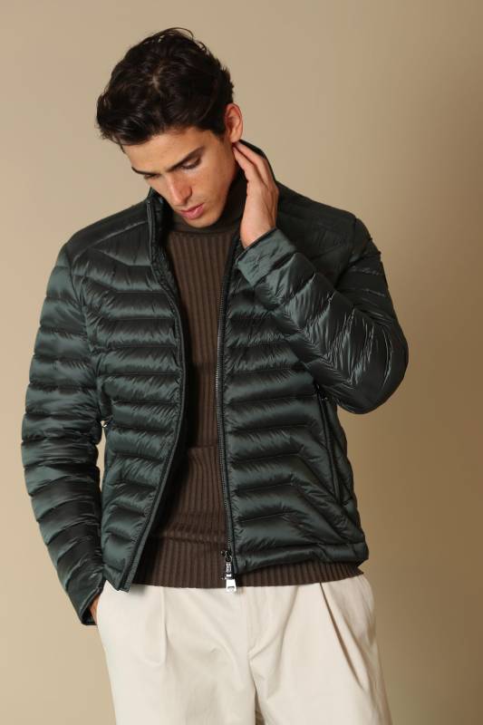 Andy Goose Feather Male Coat Green - 3