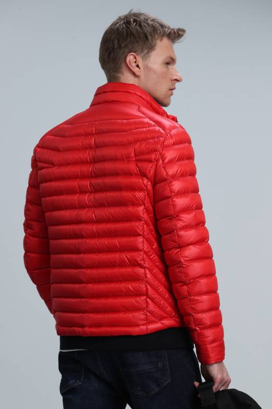 Andy Goose Feather Male Coat Red - 6