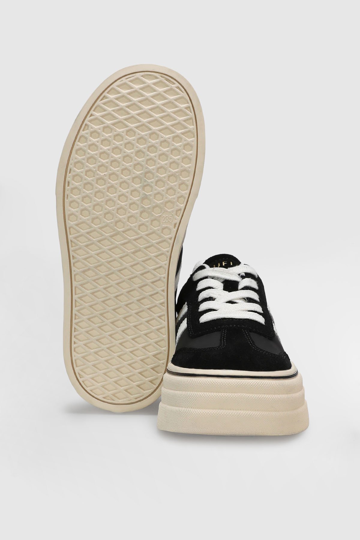 Angela Women's Sneaker Shoes Black - LUFIAN