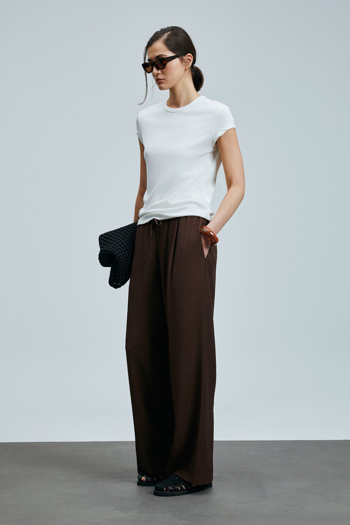 Ann Women's T-Shirt Off White - LUFIAN