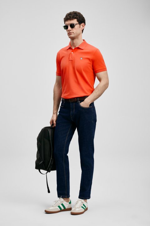 Aqua Smart Jean Men's Pants Regular Fit Blue - LUFIAN (1)