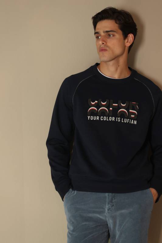 Arman Male Sweatshirt Navy - 3