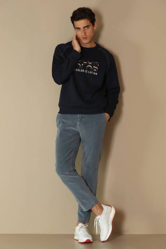 Arman Male Sweatshirt Navy - 4