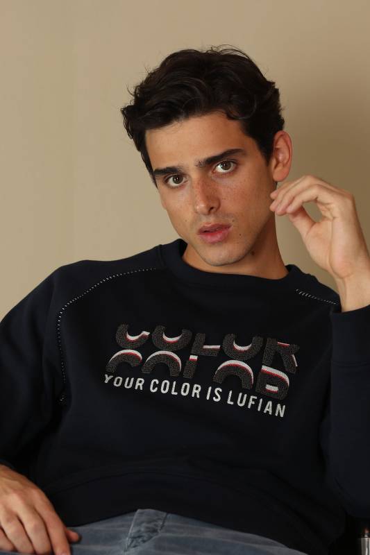 Arman Male Sweatshirt Navy - 5