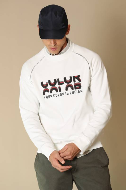 Arman Male Sweatshirt Off Whıte - 3