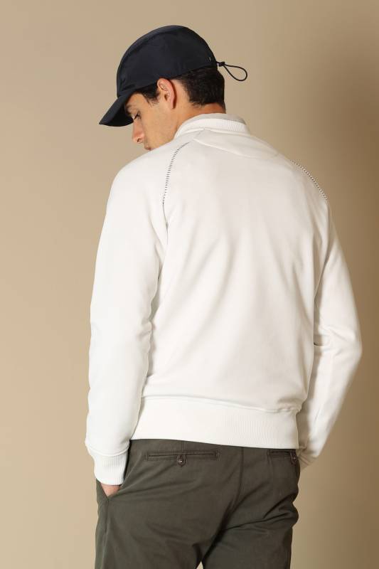 Arman Male Sweatshirt Off Whıte - 6