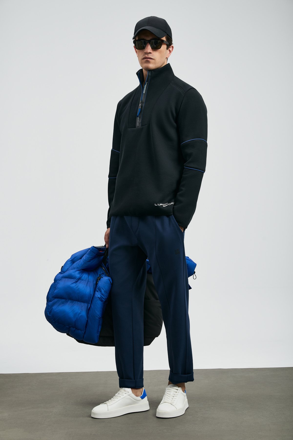 Art Men's Sweatshirt Black - LUFIAN