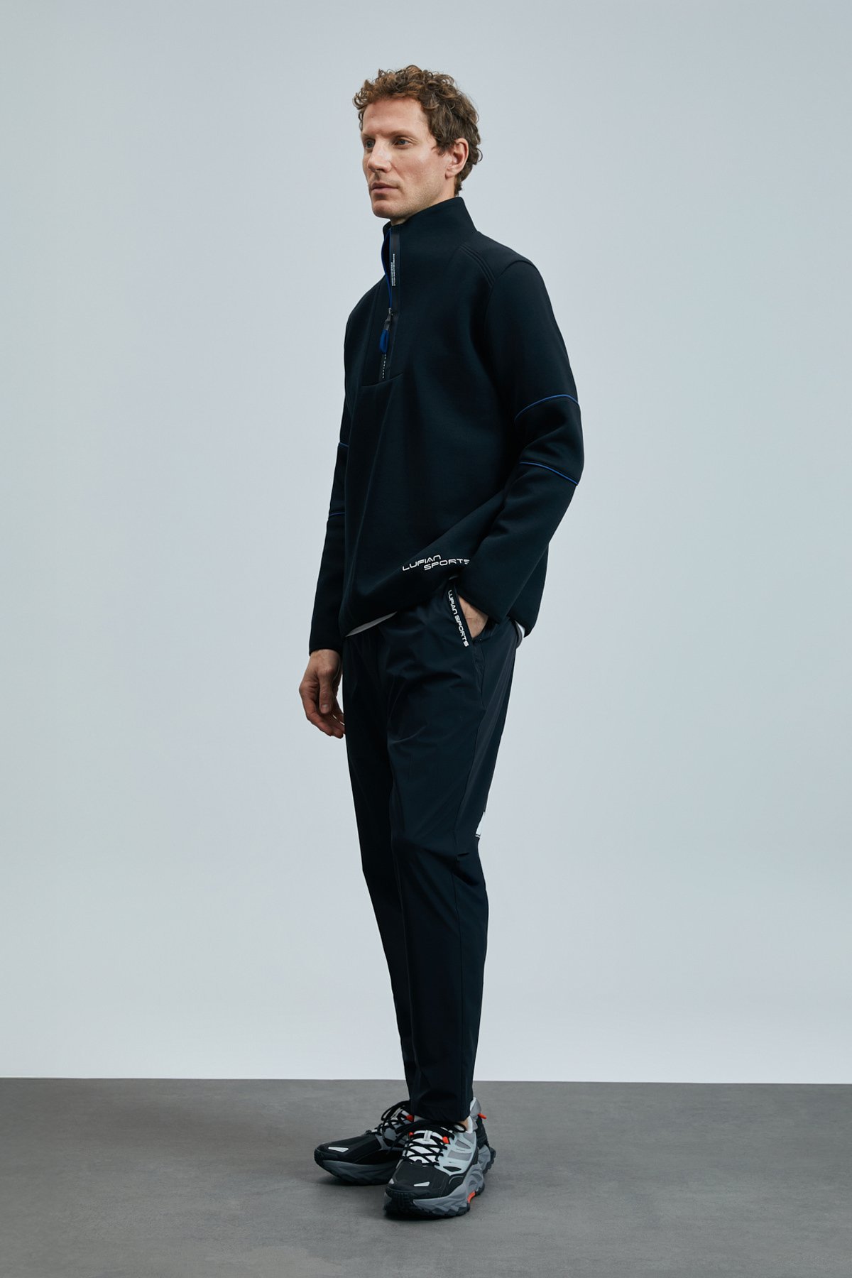 Art Men's Sweatshirt Black - LUFIAN (1)