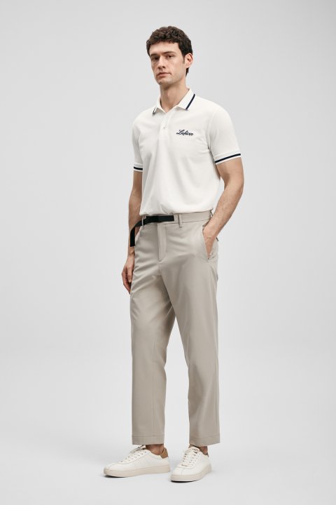 Artos Smart Men's Polo T-Shirt Off White - LUFIAN