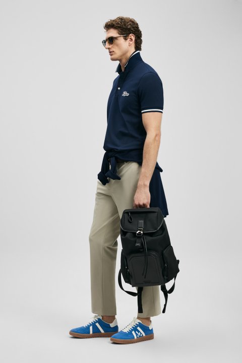 Artos Smart Men's Polo T-Shirt Navy Blue - LUFIAN (1)