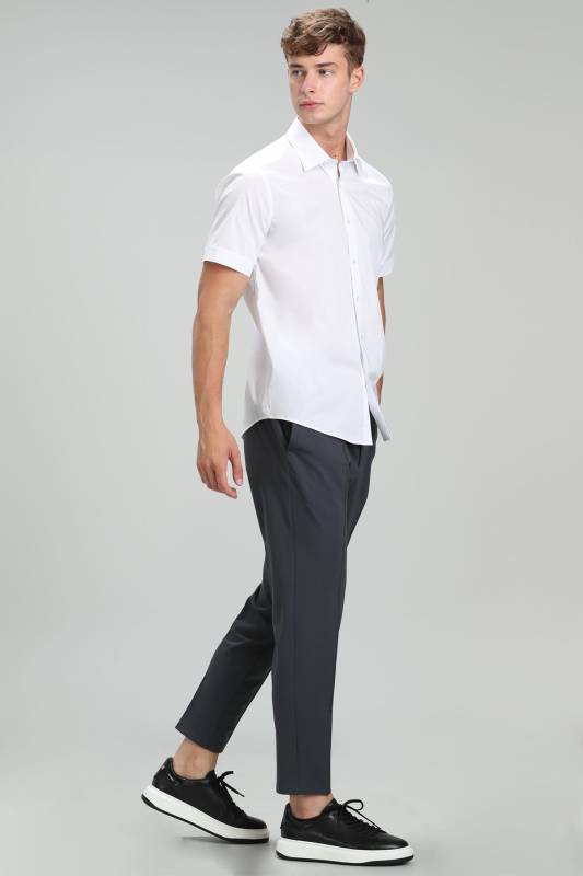 Arus Mens Smart Shirt Slım Fıt Whıte - 4