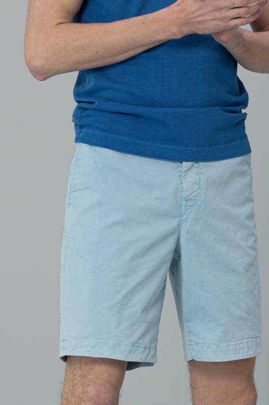 Aryan Sports Mens Chino Shorts Slım Fıt Blue - 2