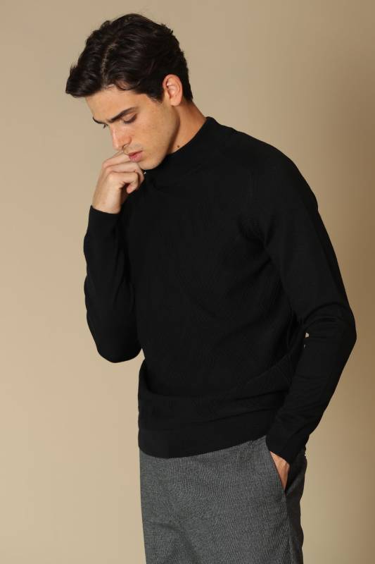 Atto Mens Sweater Black - 2