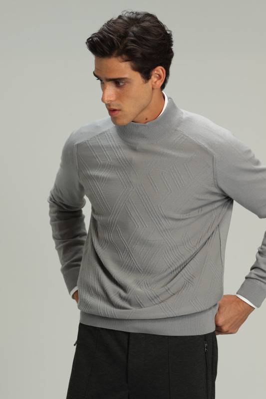 Atto Mens Sweater Lıght Grey - 1