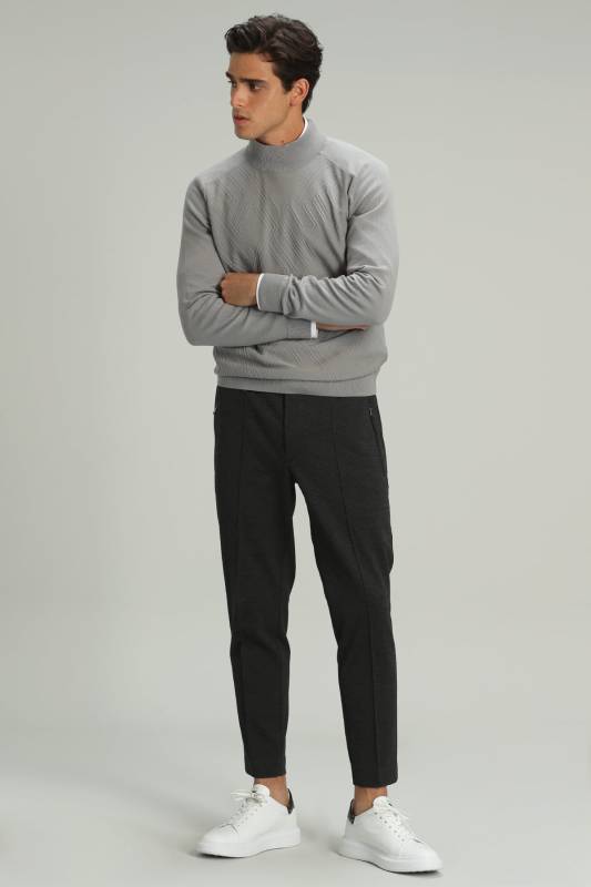 Atto Mens Sweater Lıght Grey - 5