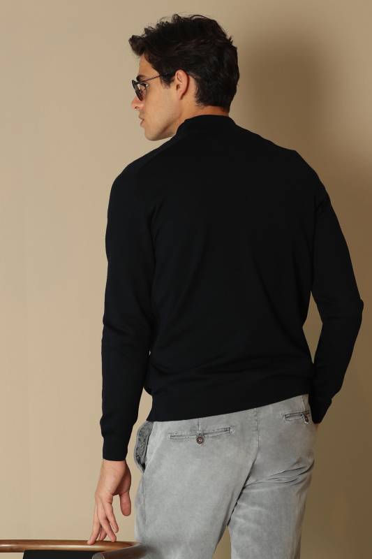 Atto Mens Sweater Navy - 6