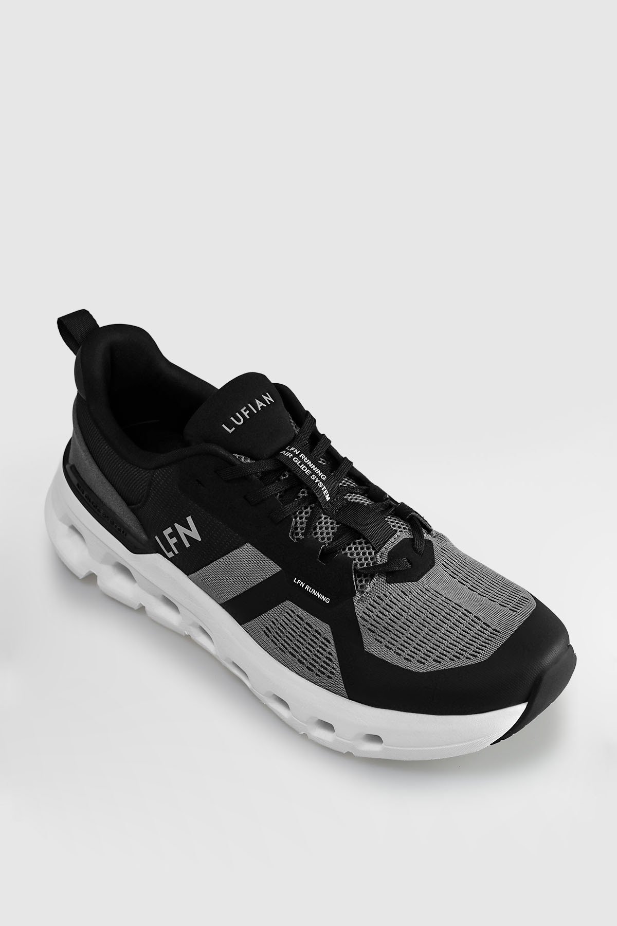 Axel Men's Sneaker Shoes Black - LUFIAN