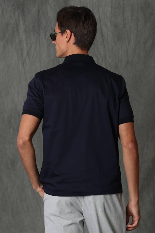 Babel Smart Mens Polo T - Shirt Navy - 6