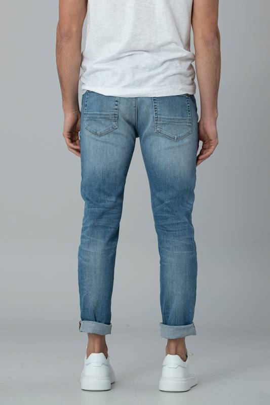 Baler Smart Jean Mens Pants Slım Fıt Lıght Blue - 4