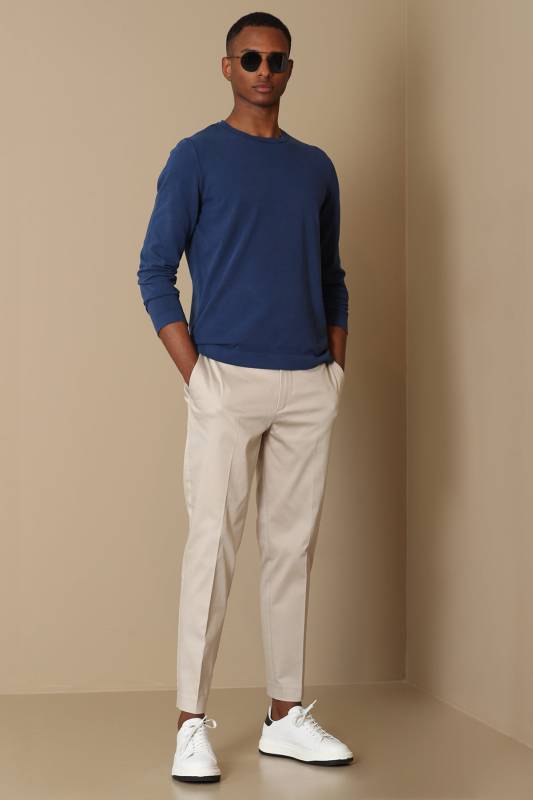 Bare Smart Mens Chino Pants Slım Fıt Beıge - 4