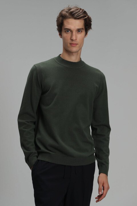 Bend Mens Sweater Green - Lufian