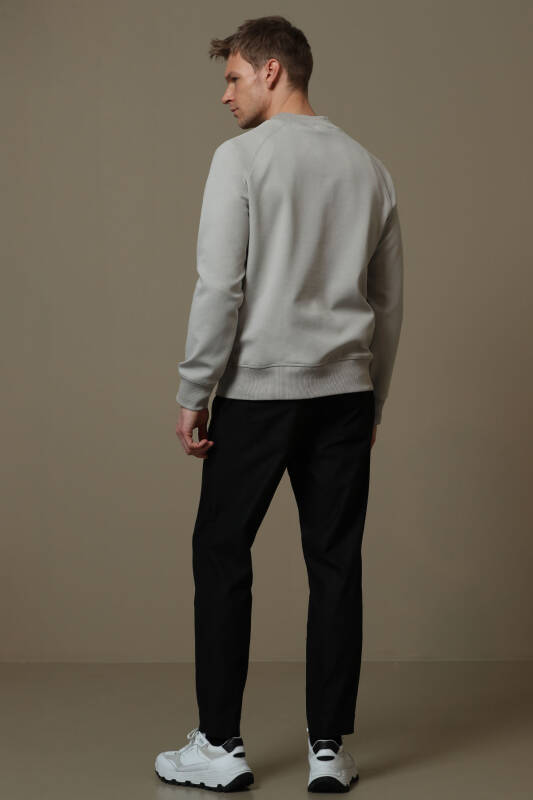 Bert Male Sweatshirt Beıge - 6