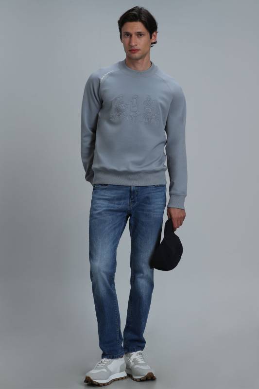 Bert Male Sweatshirt Blue - 2