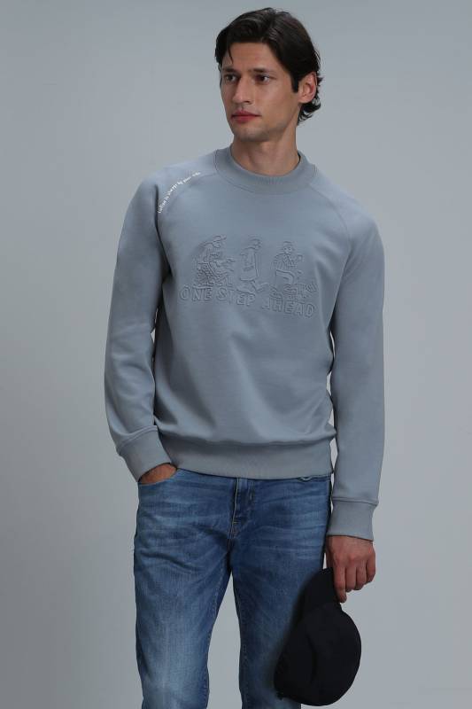 Bert Male Sweatshirt Blue - 5