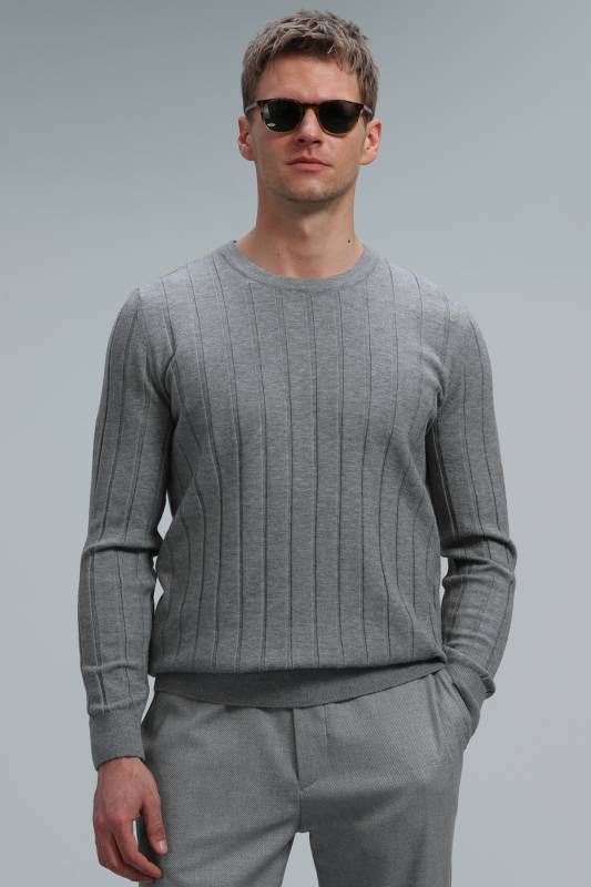 Best Mens Sweater Grey - 1