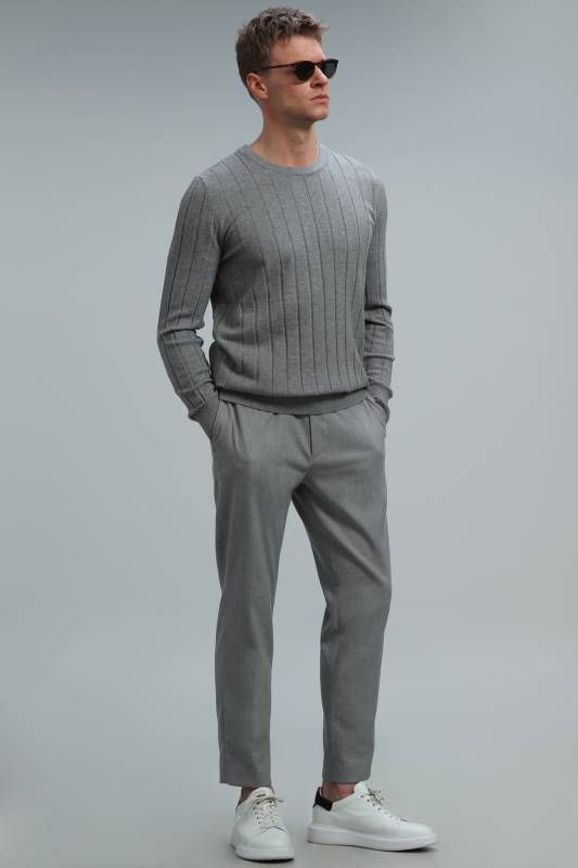 Best Mens Sweater Grey - 4