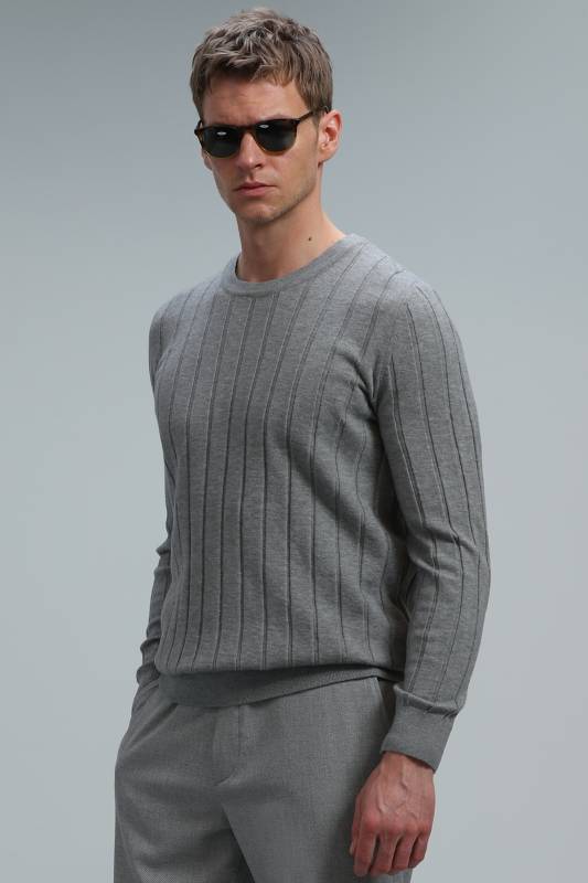 Best Mens Sweater Grey - 5